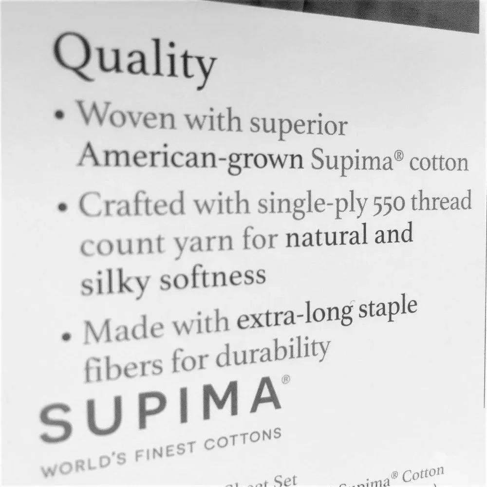 new SAFFRON STRIPE Charter Club Damask 550 TC 100% Cotton TWIN Sheet Set